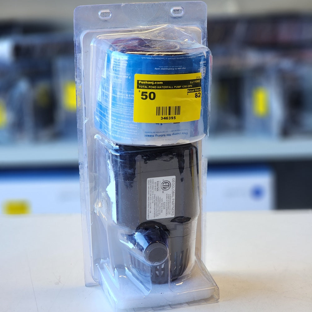 TOTAL POND WATERFALL PUMP 1200 GPH (LL11002) TOTAL POND WATERFALL PUMP 1200 GPH (LL11002)